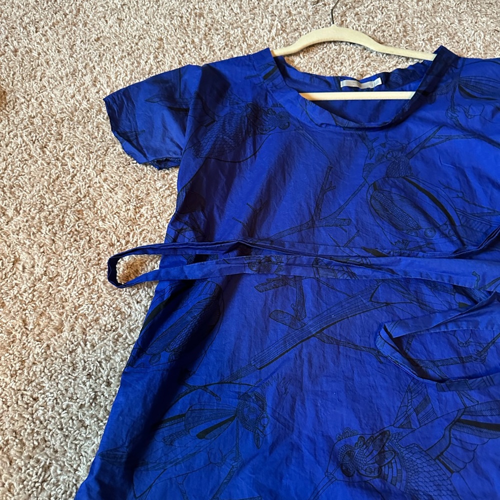 Cos printed cotton tunic top - Picture 2 of 6
